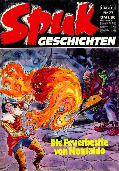 Cover of Die Feuerbestie von Montaldo