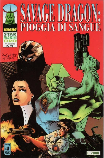 Cover of Savage Dragon: Pioggia di Sangue