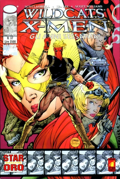 Cover of WildC.A.T.s/X-Men: Gli anni sessanta