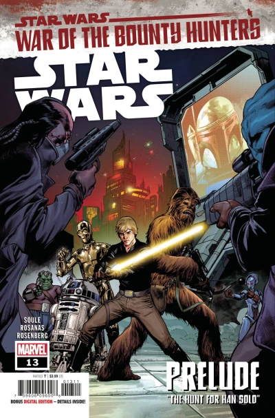 Cover of War of the Bounty Hunters Prelude: The Hunt for Han Solo
