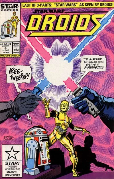 Cover of Star Wars: According to the Droids Book III The Last Jedi