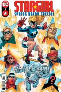 The Seven Soldiers of Spring Break; Excuses; Justice Society: Past Is Prologue; Where's Stripesy?