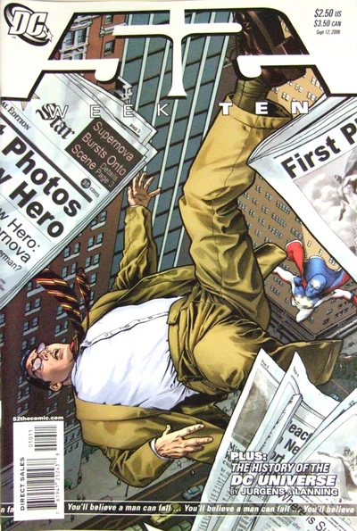 Cover of Stop The Press; The History of the DC Universe, Part Nine