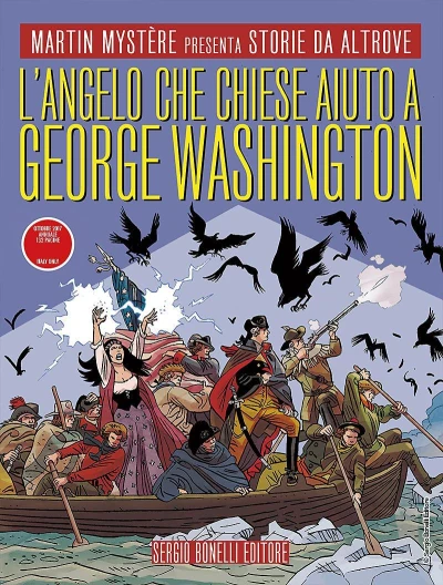 Cover of L'angelo che chiese aiuto a George Washington