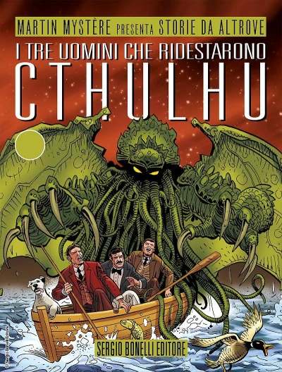 Cover of I tre uomini che ridestarono Cthulhu