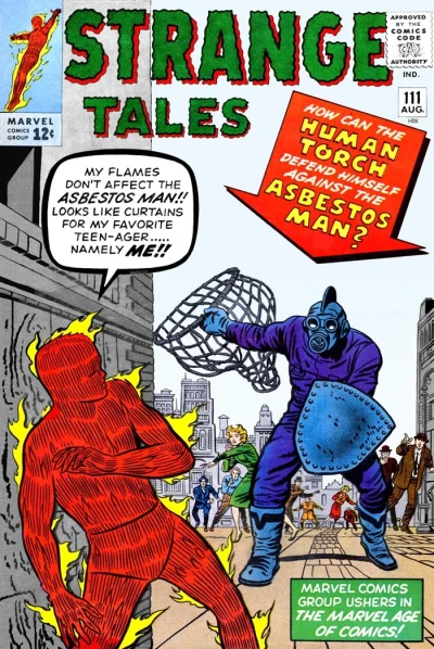 Cover of Fighting To The Death With The Asbestos Man! / Beware - - The Machine!!! / Face To Face With The Magic Of Baron Mordo! / Beware-- The Machine!!