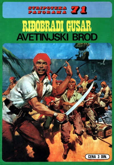 Cover of Riđobradi Gusar: Avetinjski brod