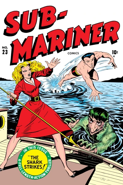 Cover of The Shark Strikes