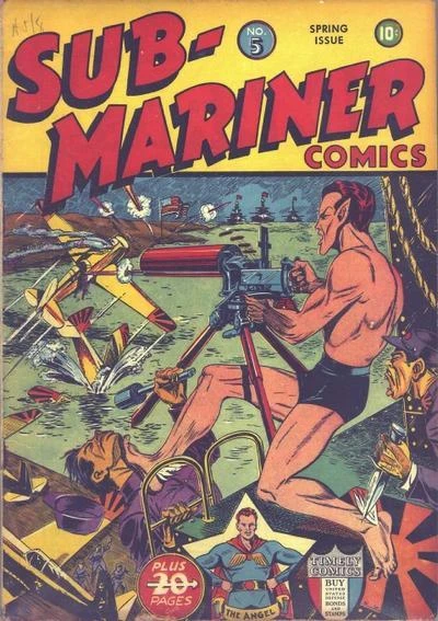 Cover of The Sub-Mariner Raps the Japs In the Pacific