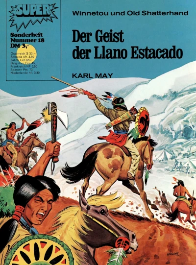 Cover of Winnetou und Old Shatterhand - Der Geist des Llano Estacado