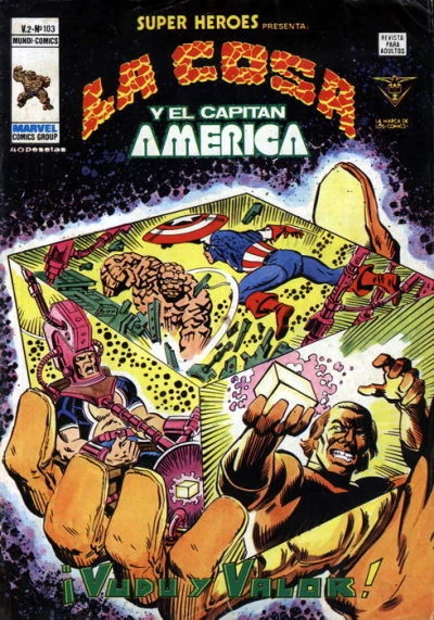 Cover of La Cosa y el Capitan America