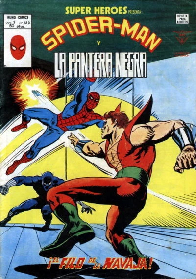 Cover of Spider-Man y La Pantera Negra