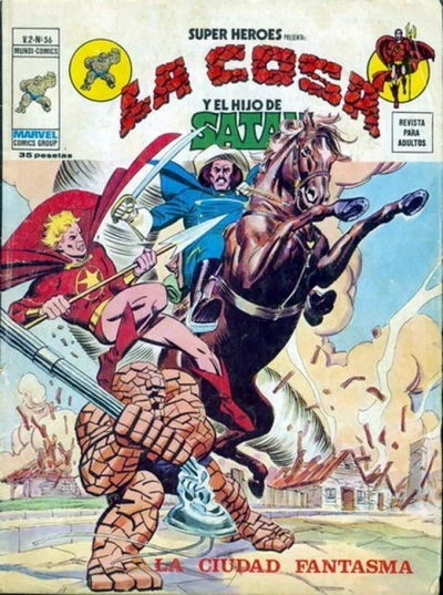 Cover of La Cosa y el Hijo de Satan: La Ciudad Fantasmat