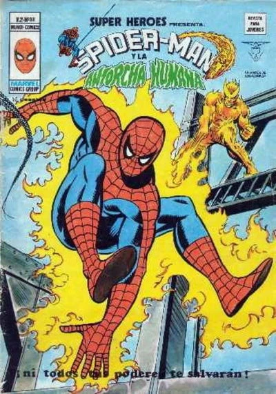 Cover of Superman y la Antorcha Humana