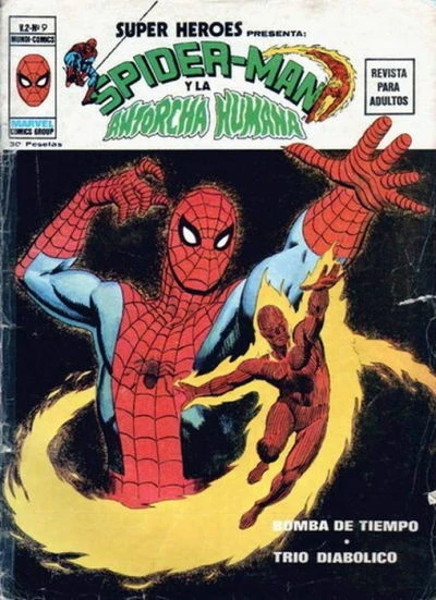 Cover of Spider-Man y la Antorcha Humana