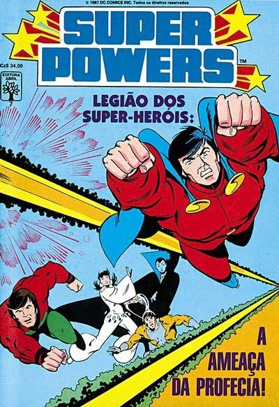 Cover of Legião dos Super-Heróis: A Ameaça da Profecia!