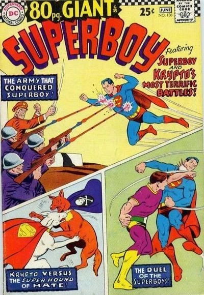 Cover of Superboy and Krypto's Most Terrific Battles!
