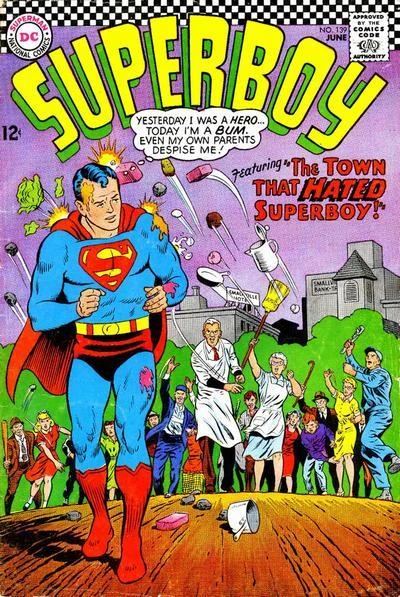 Cover of The Town That Hated Superboy! / The Samson of Smallville
