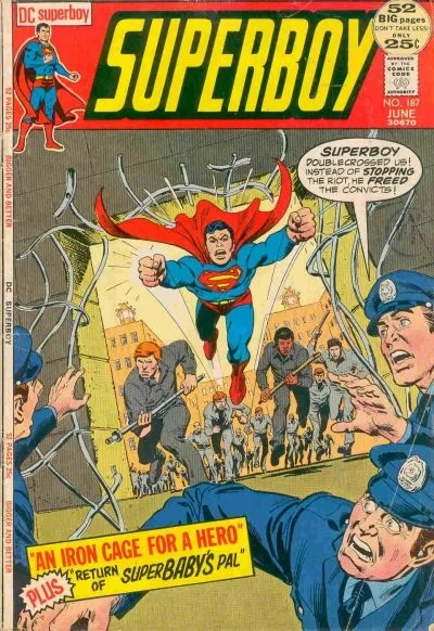 Cover of An Iron Cage for a Hero!; The Return of Superbaby's Pal; The Monster-Maker of Littleville