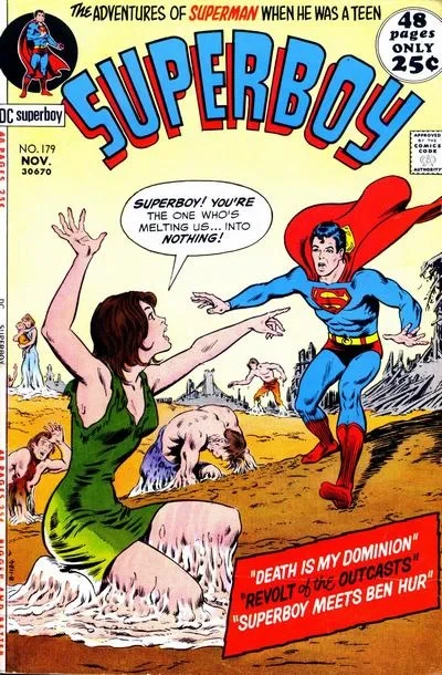 Cover of Death Is My Dominion! ; Superboy Meets Ben Hur! ; The Revolt of the Outcasts!