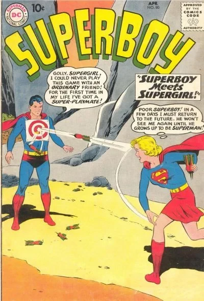 Cover of Superboy Meets Supergirl!