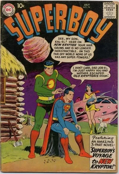 Cover of Superboy's Voyage to New Krypton
