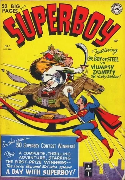 Cover of The Boy of Steel Vs. Humpty Dumpty The Hobby Robber