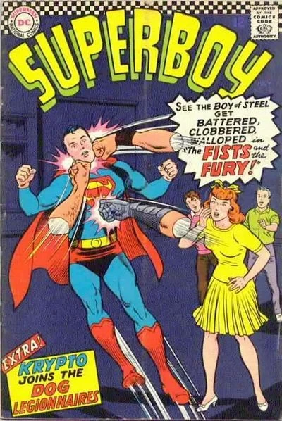 Cover of The Fists and the Fury ; Krypto Joins the Dog Legionnaires