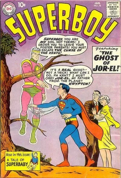 Cover of The Ghost of Jor-El!
