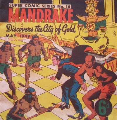 Cover of Mandrake Discovers the City of Gold