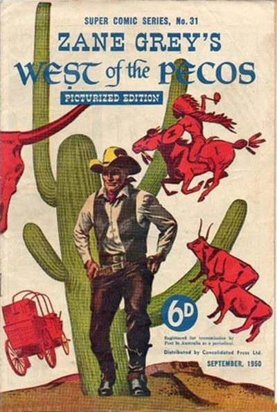Cover of Zane Grey's West of the Pecos