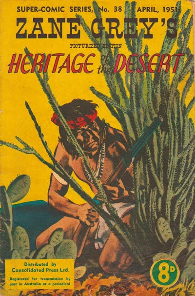 Cover of Zane Grey's Heritage of the Dessert