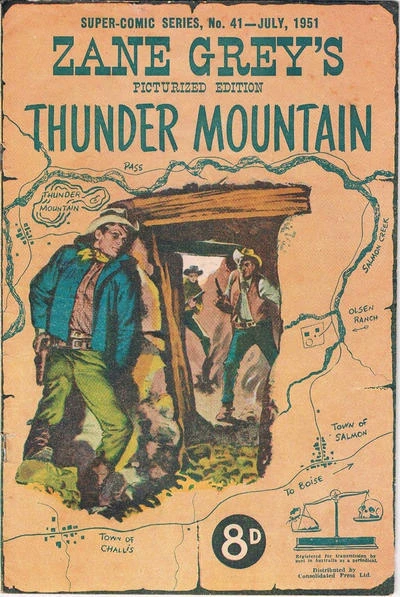 Cover of Zane Grey's Thunder Mountain