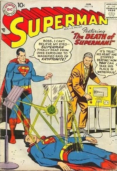 Cover of The Death of Superman!