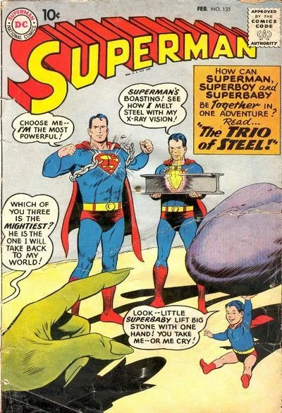 Cover of When Lois First Suspected Clark was Superman / Superman's Mermaid Sweetheart / The Trio of Steel!
