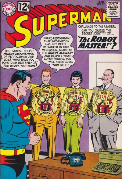 Cover of The Robot Master! / Superbaby Captures the Pumpkin Gang! / The TV Trap for Superman!