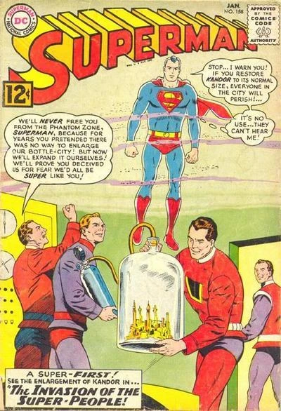 Cover of The Invasion of the Super-People!