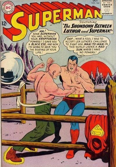 Cover of The Showdown Between Luthor and Superman!