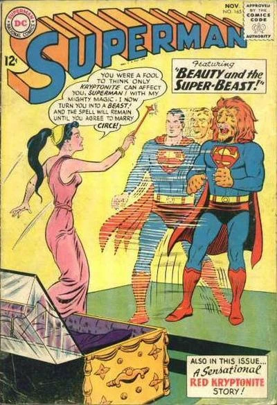 Cover of Beauty And The Super-Beast!; The Sweetheart Superman Forgot!