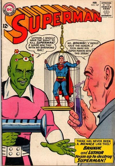 Cover of The Team of Luthor and Brainiac!