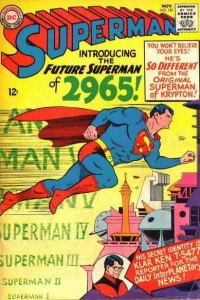 The Super-Scoops of Morna Vine! / The Superman of 2965!