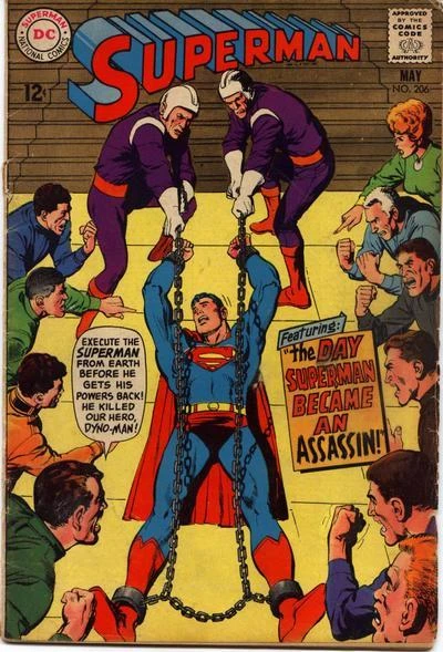 Cover of The Day Superman Became an Assassin! / The Menace of Mr. Mxyzptlk!