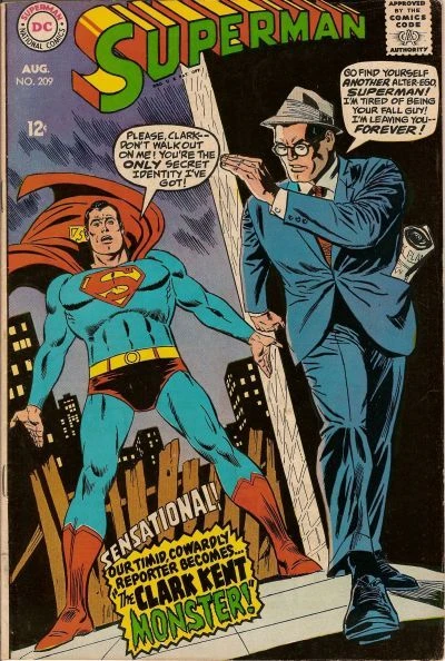 Cover of The Clark Kent Monster! / The Super-Servant of Crime