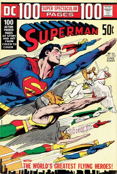 Cover of Superman with the World's Greatest Flying Heroes!