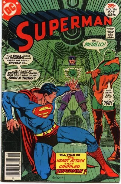 Cover of The "Heart Attack" that Crippled Superman!