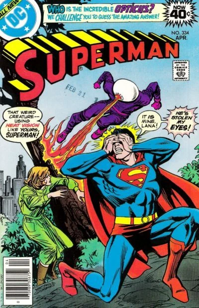 Cover of The Man who stole Superman's Eyes!