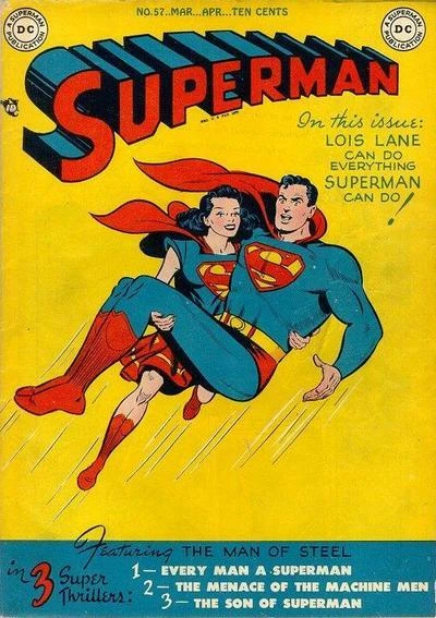 Cover of Every Man a Superman ; The Menace of the Machine Men ; The Son of Superman