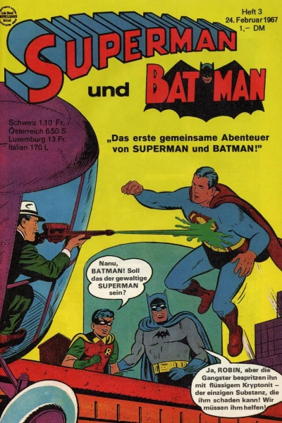 Cover of Das erste gemeinsame Abenteuer von Superman und Batman!