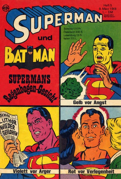 Cover of SUPERMANS Regenbogen-Gesicht