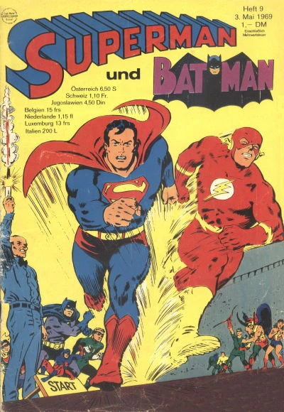 Cover of Supermans Wettlauf gegen Zack
